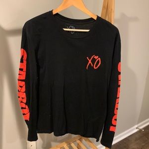 The Weeknd XO Starboy LS Tee Black Size Medium RARE